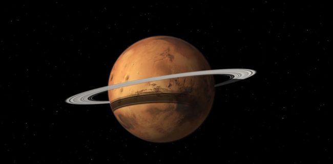 سیاره مریخ در گذشته حلقه‌ داشت!
