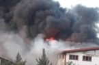 آتش‌سوزی گسترده ۶ واحد مسکونی در شهر رشت