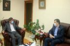 نشست مدیرعامل شرکت توزیع نیروی برق گیلان با فرماندار شهرستان لاهیجان