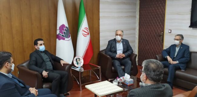 دیدار مدیر مخابرات منطقه گیلان با مدیرعامل شرکت شهرک های صنعتی استان