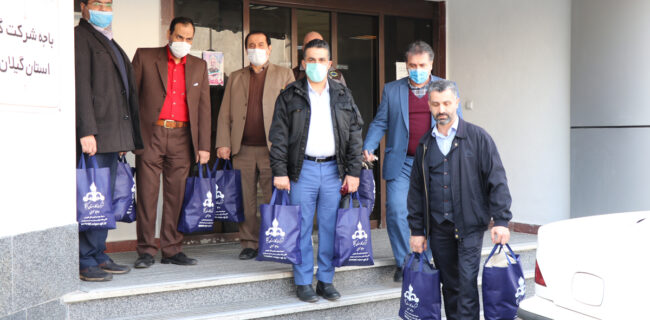 اهدای کمک های انسان دوستانه پرسنل شرکت گاز استان گیلان به آسایشگاه سالمندان و معلولین رشت