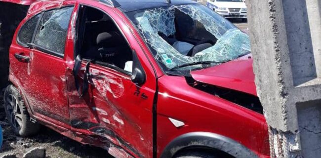 مصدومیت ۵ نفر در حادثه تصادف محور بندرانزلی به رضوانشهر
