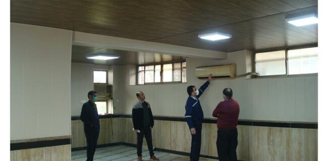 بازسازی استراحتگاه رانندگان نفتکش انبار نفت شهید بهمنی مقدم رشت