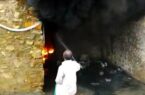 سوختن منزل مسکونی بر اثر صاعقه در شهرستان مارگون کهگیلویه و بویر احمد