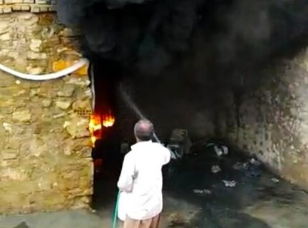 سوختن منزل مسکونی بر اثر صاعقه در شهرستان مارگون کهگیلویه و بویر احمد