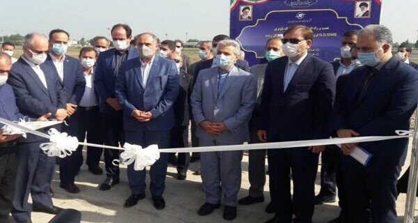 افتتاح پروژه‌های توسعه‌ای فرودگاه بین المللی سردار جنگل رشت