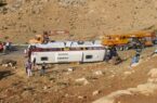 حادثه واژگونی اتوبوس حامل خبرنگاران محیط زیست در ارومیه