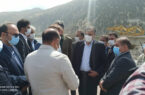 بازدید وزیر راه و شهرسازی به همراه استاندار گیلان از پروژه تعویض مسیر خط لوله گاز در رودبار