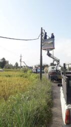 جایگزینی بیش از 4000 متر شبکه فرسوده سیمی در مناطق روستایی، کوچصفهان با کابل خودنگهدار