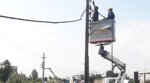 جایگزینی بیش از ۴۰۰۰ متر شبکه فرسوده سیمی در مناطق روستایی، کوچصفهان با کابل خودنگهدار