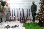 ۱۲ شکارچی غیرمجاز در گیلان دستگیر شدند