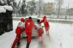 امدادرسانی به ۵۰ نفر از متاثرین برف و سرما در گیلان