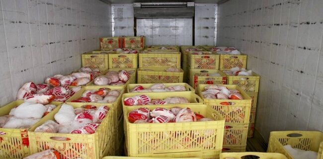 توزیع روزانه ۷ هزار و ۵۰۰ تن مرغ در کشور