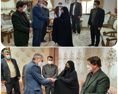 دیدار مدیریت مخابرات منطقه گیلان با خانواده شهدای والامقام در ایام الله دهه فجر