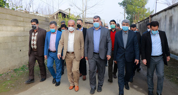 ریاست بنیاد مسکن انقلاب اسلامی از روستاهای شهرستان شفت بازدید کرد