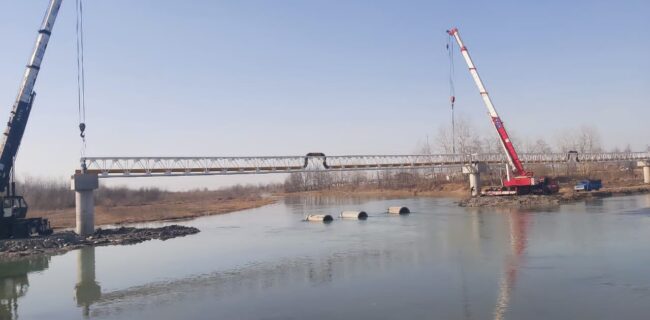 با نصب خرپای ۲۲۰ متری بر روی رودخانه سفیدرود، پایداری جریان گاز ۷ شهر گیلان افزایش یافت
