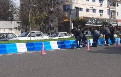 زیباسازی محیط شهری با انجام عملیات رنگ آمیزی جداول در مناطق پنجگانه شهر رشت زیباسازی محیط شهری با انجام عملیات رنگ آمیزی جداول در مناطق پنجگانه شهر رشت