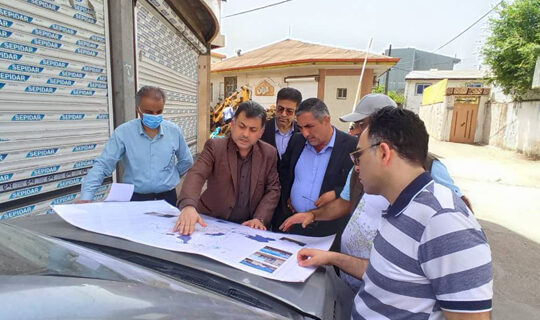 بازدید معاون مهندسی و توسعه شرکت مهندسی آبفای کشور از پروژه های فاضلاب شهر رشت