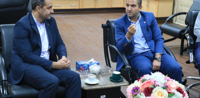 دیدار مدیر شعب بانک مهر ایران در استان گیلان با مدیرکل بهزیستی گیلان