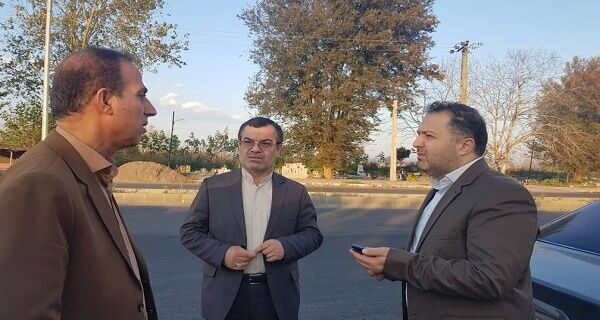 بازدید میدانی مدیرکل راه وشهرسازی گیلان و نماینده شهرهای رشت و خمام از پروژه تعریض وبهسازی محور سنگر – رشت