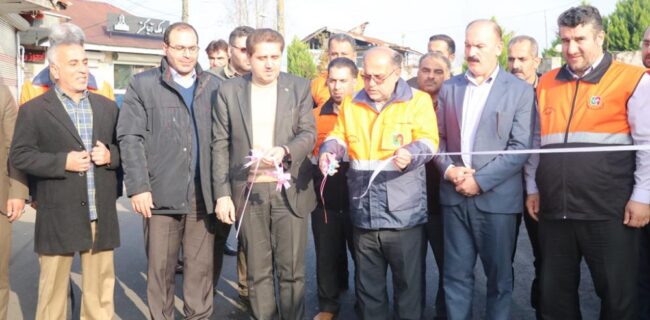 بهره‌برداری از پروژه آسفالت راه روستایی رودپشت به نوده بخش خشکبیجار