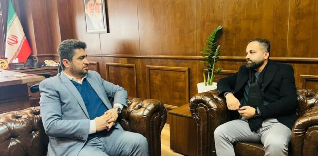 دیدار سرپرست شهرداری رشت با مدیرعامل تیم فوتبال داماش گیلان دیدار سرپرست شهرداری رشت با مدیرعامل تیم فوتبال داماش گیلان