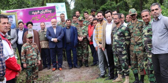 برگزاری مراسم رونمایی از تابلوی محل شهادت شهید مهندس ناصر پیروی برگزاری مراسم رونمایی از تابلوی محل شهادت شهید مهندس ناصر پیروی