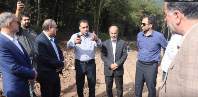 بازدید اعضای شورای اسلامی شهر و شهردار رشت از بهسازی لندفیل سراوان و کارخانه کود آلی گیلان