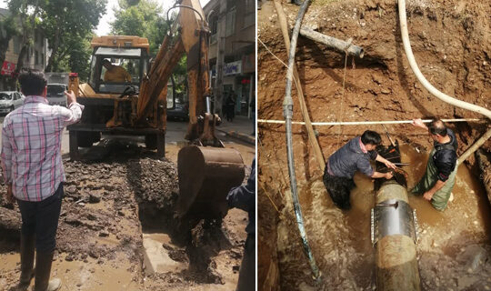 اصلاح و بازسازی شبکه توزیع آب شرب در سطح استان گیلان