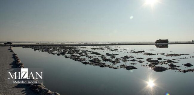 افزایش ۱۰ درصدی وسعت آب دریاچه ارومیه