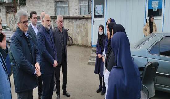 بازدید رئیس دانشگاه علوم پزشکی گیلان از معاونت بهداشتی و مرکز خدمات جامع سلامت سنگر