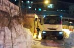 زحمت سوخترسانی در ارتفاعات برفی گیلان زحمت سوخترسانی در ارتفاعات برفی گیلان