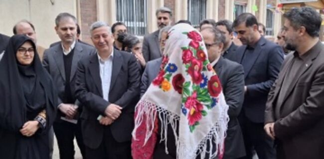 افتتاح سالن ورزشی مدرسه ۱۲ کلاسه برکت سردار شهید حاج قاسم سلیمانی خمام