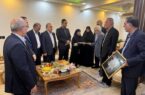 تجدید پیمان مسئولان گیلانی با خانواده آزاده سرافراز مرحوم «آیت گنجی» در رشت
