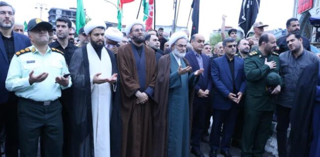 اجتماع عظیم جاماندگان اربعین در آستانه اشرفیه برگزار شد