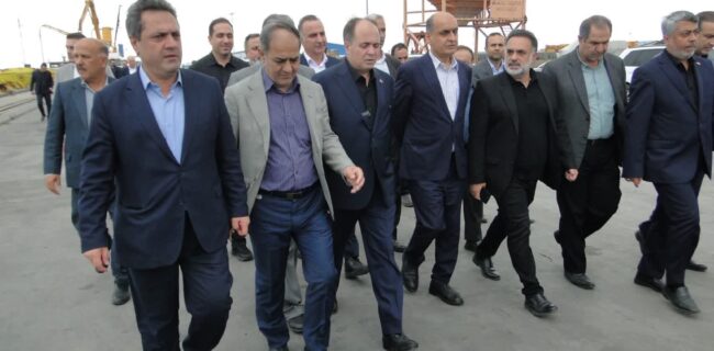 بازدید وزیر جهاد کشاورزی از بندر کاسپین