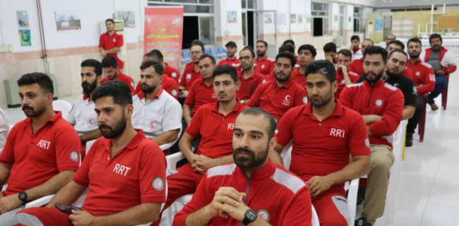 آغاز آموزش هزار داوطلب هلال‌احمر برای عضویت در تیم‌های واکنش سریع حوادث و تهدیدات نوین به میزبانی استان گیلان