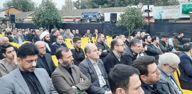 مراسم نهمین سالگرد شهید مدافع حرم «محمد اتابه» در گوراب زرمیخ برگزار شد