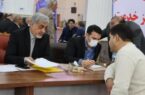 برپایی میز خدمت دستگاه‌های اجرایی در مصلی رشت
