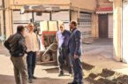 آغاز عملیات برگردان شبکه مسی به فیبرنوری در خیابان سعدی رشت