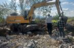 بخشهایی از بستر و حرایم مجاری آبی در شهرستانهای لاهیجان و سیاهکل رفع تصرف شدند