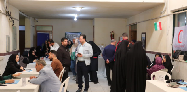 ارائه خدمات رایگان سلامت در مرکز علمی‌کاربردی جمعیت هلال‌احمر گیلان