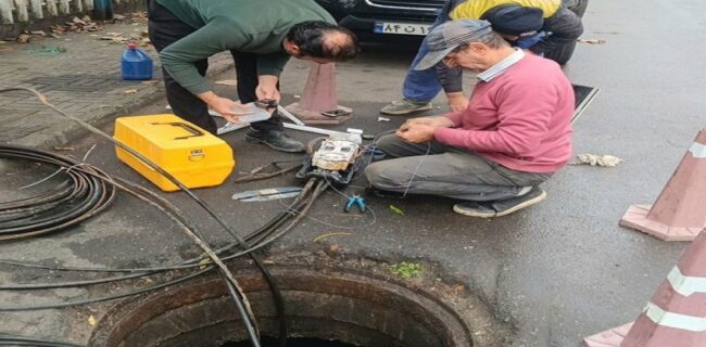 گام مهم در در تقویت مسیر فیبرنوری بلوار گلسار