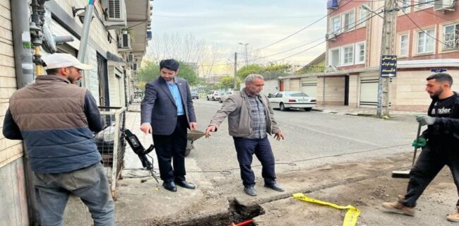 ارتقای زیرساختهای مخابراتی رشت با برگردان شبکه مسی به فیبرنوری در بلوار شهید رجایی ارتقای زیرساختهای مخابراتی رشت با برگردان شبکه مسی به فیبرنوری در بلوار شهید رجایی