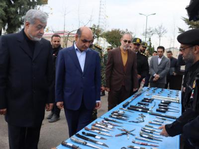 مراسم امحای یک تن انواع مواد مخدر و روان‌گردان در رشت برگزار شد