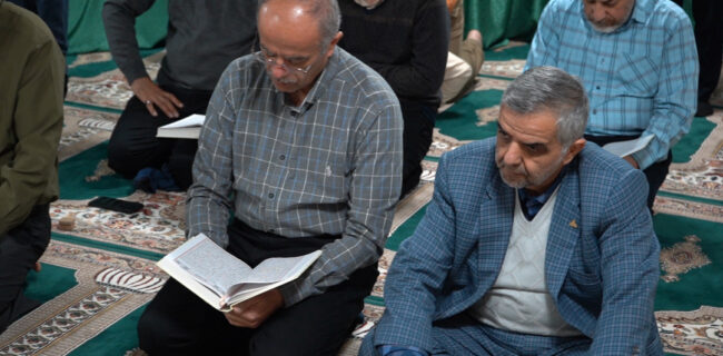 برگزاری مراسم سوگواری شهادت امام جعفر صادق(ع) و بزرگداشت اربعین رهبر امت در شرکت گاز گیلان