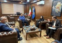 دیدار مدیرکل پست گیلان با شهردار رشت با محوریت پروژه «جی‌نف»