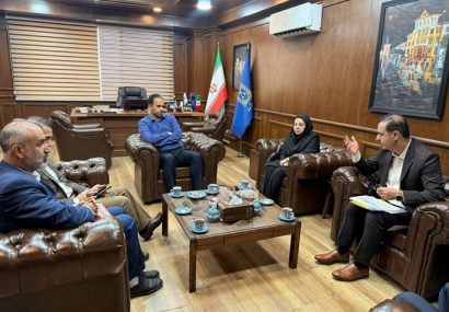 دیدار مدیرکل پست گیلان با شهردار رشت با محوریت پروژه «جی‌نف»